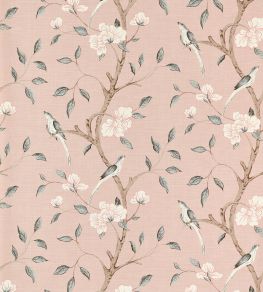 Eleonora Print Wallpaper by Zoffany Tuscan Pink