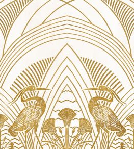 Elephantine Mural by Casamance Blanc/Dore