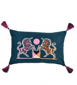 Elixir Of Life Cushion 35 x 55cm by Archive Liquorice/Sherbet