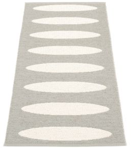 Ella Rug by Pappelina Warm Grey/Vanilla