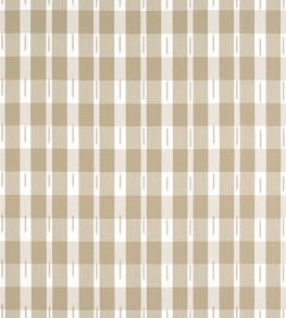 Ellastone Check Fabric by Thibaut Beige