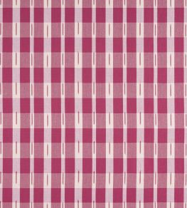 Ellastone Check Fabric by Thibaut Raspberry