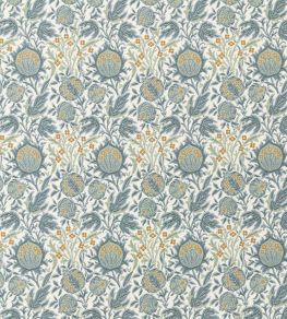 Elmcote Weave Outdoor Fabric by Morris & Co Mineral Blue