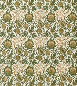 Elmcote Weave Outdoor Fabric by Morris & Co Moss/Wheat