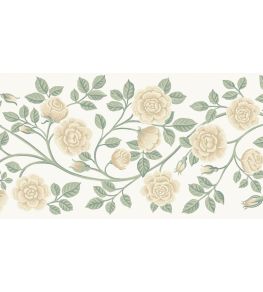 Elsas Bard Wallpaper by Borastapeter Cream/Green
