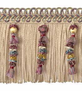 Embellished Bullion Fringe 130mm Trimming by Houles Blue Nattier