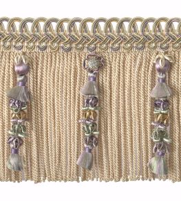 Embellished Bullion Fringe 130mm Trimming by Houles Vert Celadon