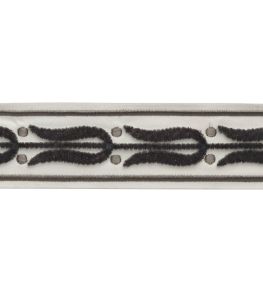 Emile Velvet Border Trimming by Samuel & Sons Celestial
