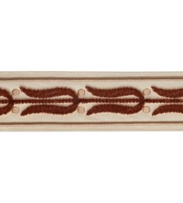 Emile Velvet Border Trimming by Samuel & Sons Shell