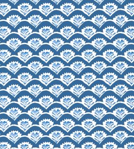 Emily Wallpaper by Thibaut Navy