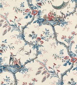 Emperors Musician Wallpaper by Zoffany Indigo