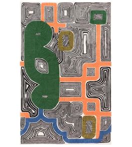 En Allant Aux Baux Rug by Christian Lacroix Cypres