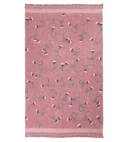 English Garden Rug by Lorena Canals Ash Rose