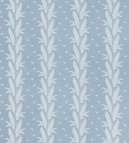 Ensbury Fern Fabric by Anna French Blue