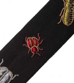 Ensemble Beaded Border Trimming by Samuel & Sons Obsidian