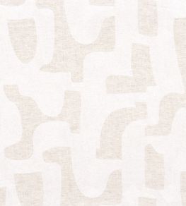 Entrelacs Fabric by Casamance Blanc