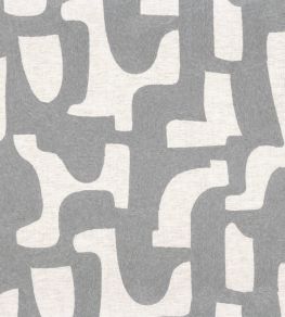 Entrelacs Fabric by Casamance Gris