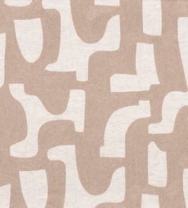 Entrelacs Fabric by Casamance Rose Poudre