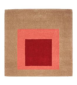 Equivocal, 1962 Rug by Christopher Farr Brown/Red