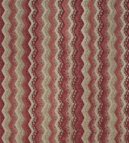 Espalier Velvet Fabric by James Hare Cherry Rose