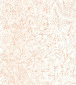 Esquisse Wallpaper by Casadeco Corail