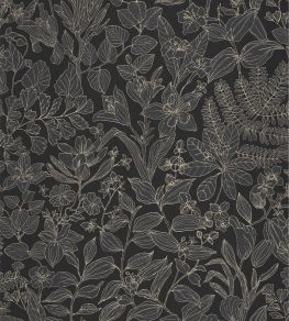Esquisse Wallpaper by Casadeco Noir Fusain