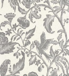 Etourneau Wallpaper by Casadeco Noir Gravure