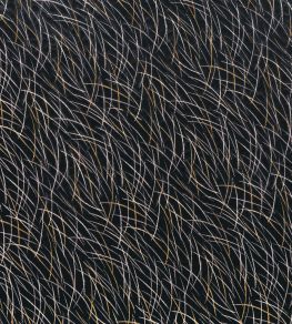 Euphorbe Fabric by Casamance Noir