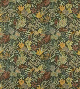 Evangeline Fabric by Jane Churchill Charcoal
