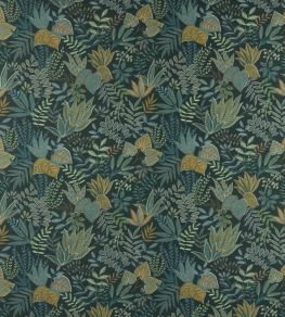 Evangeline Fabric by Jane Churchill Midnight