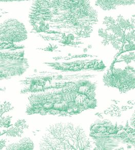 Eve Toile Wallpaper by Ohpopsi Jade