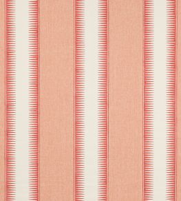 Ezra Stripe Fabric by Jane Churchill Red