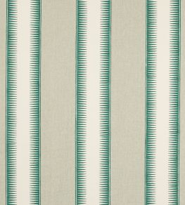 Ezra Stripe Fabric by Jane Churchill Teal