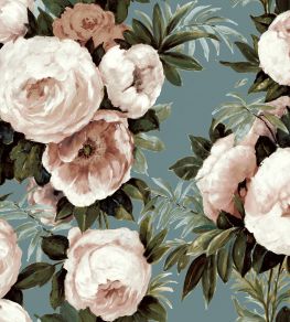 Fabiola Bloom Fabric by Arley House Jade