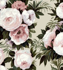 Fabiola Bloom Fabric by Arley House Dusky Pink