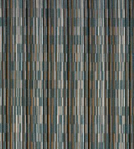 Facetie Fabric by Casamance Vert Imperial/Mordore