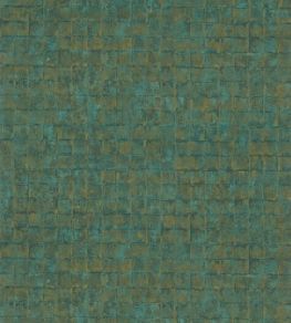 Faenza Wallpaper by Casamance Emeraude