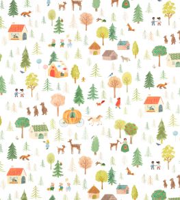 Fairytale Forest Fabric by Villa Nova Green