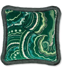 Fantasia Cushion 50 x 50cm by Romo Malachite
