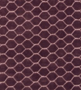 Faraday Velvet Fabric by Sanderson Plum