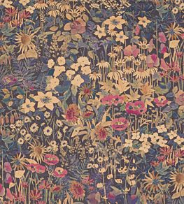Faria Flowers in Vintage Velvet Fabric by Liberty Dragonfly