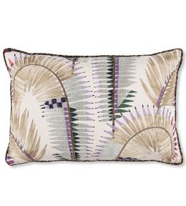 Farrah Cushion 60 x 40cm by Romo Lilac Ash