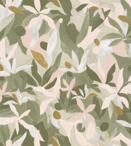 Fauve Wallpaper by Caselio Kaki / Beige / Dore