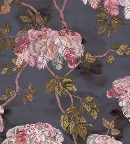 Feather Palm Wallpaper by Brand McKenzie Charcoal