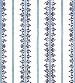 Fern Stripe Fabric by Anna French Navy