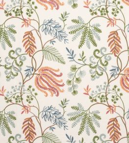 Fern Tree Fabric by Colefax and Fowler Red/Green