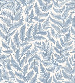 Ferns Wallpaper by Borastapeter Blue
