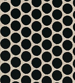 Fifties Fabric by Casamance Black Moon