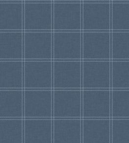 Fine Lines Wallpaper by Caselio Bleu Denim