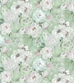 Fleur Blanche Fabric by Designers Guild Eau de Nil